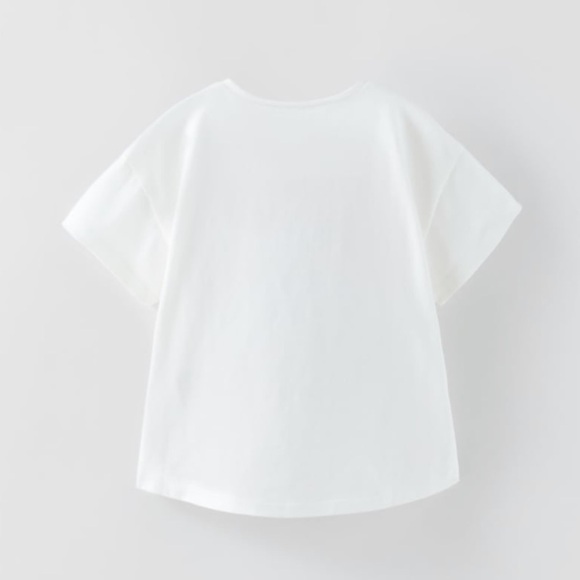 Zara Supergirl Appliqué T-Shirt - Picture 4 of 7